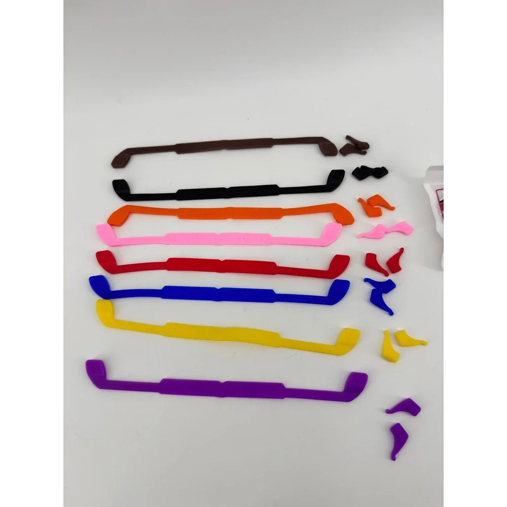 Molderp 8 Pack Kids Silicone Eyeglasses Straps and Ear Hooks Anti Slip Retainers